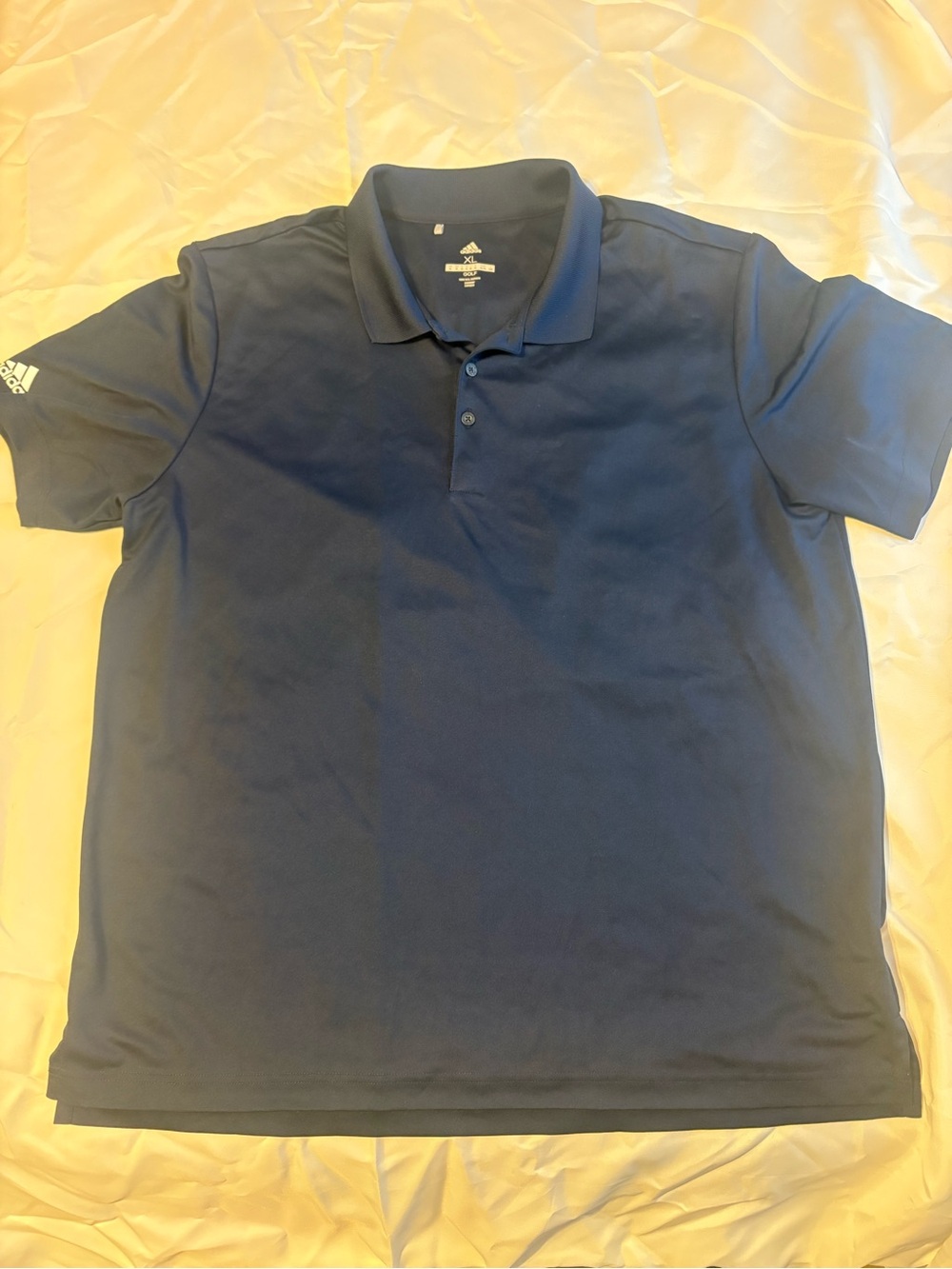 Adidas Golf Men’s XL Navy Blue Short Sleeve Performance Polo Shirt